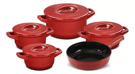 Panelas De Ceramica Pura - Jogo De Panelas De Cerâmica Pura Da Ceraflame 5 Pç Pomodoro | MercadoLivre