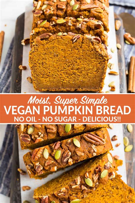 Vegan Pumpkin Bread | No Oil, Super Moist, and Perfectly Spiced!