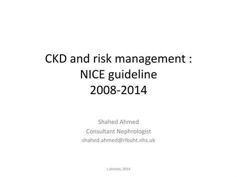 PDF CKD And Risk Management NICE Guideline 2008 2014 DOKUMEN TIPS