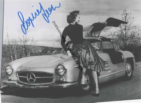 Original Autogramm Sophia Loren Autogramm Autograph