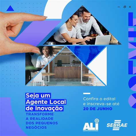 Sebrae MS seleciona Agentes Locais de Inovação bolsas de até R 6 5