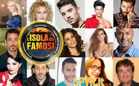 Isola Dei Famosi Il Cast Definitivo Spyit