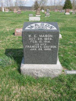 William Edmon Mason 1858 1914 Mémorial Find a Grave