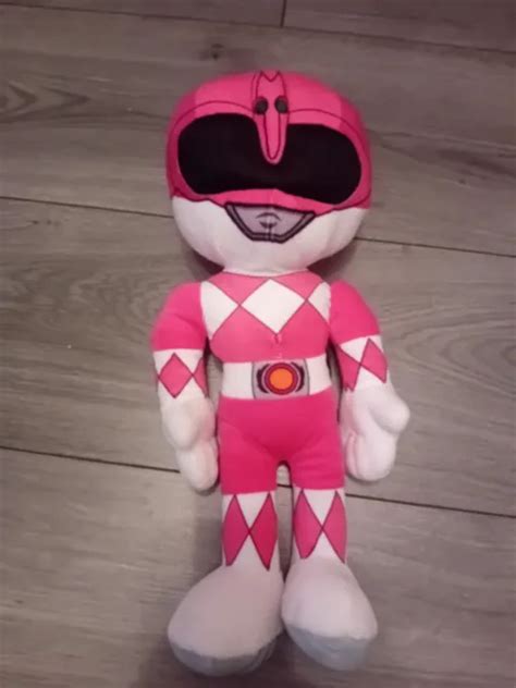 MIGHTY MORPHIN POWER Rangers Pink Ranger Plush 12inch SSG Toy Used