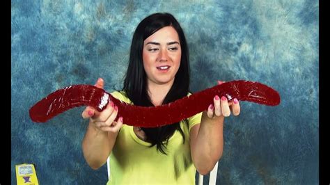 Worlds Largest Gummy Worm Unboxing Youtube