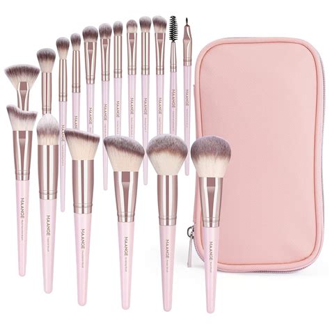 Make Up Pinsel 18 Pcs Professionelles Make Up Pinsel Set Lidschatten