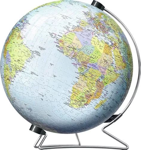 Globo Terraqueo Mapa Rompecabezas 3d Ravensburger 550 Pz En Venta En