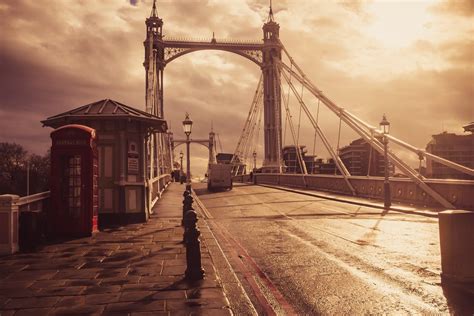 Albert Bridge London United Kingdom Citydays