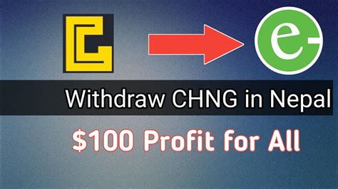 Chainge Finance Nepal How To Withdraw Chainge Finance Chng Token To