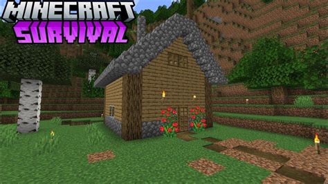 Minecraft Survival Episode 1 The Adventure Begins Youtube