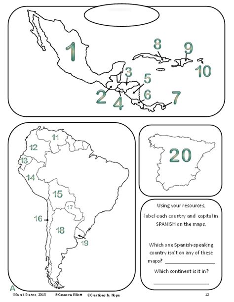 Los países hispanohablantes Diagram Quizlet