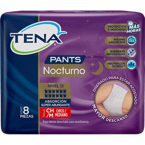 Tena Pants Nocturno Ch M Unids Pa Ales Paenco Para Ni Os Y Adultos