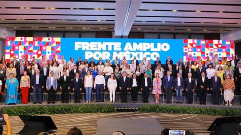 Va por México presenta el Frente Amplio por México para elegir al