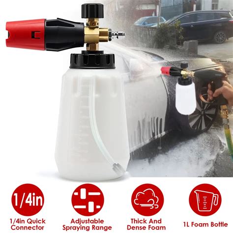 In Snow Foam Washer Car Wash Soap Lance Cannon Spray Pressure Jet