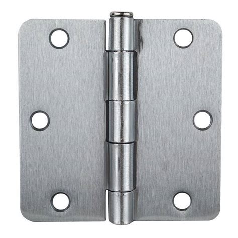 Hardware Hinges Global Door Controls 4 In X 4 In Satin Nickel Plain