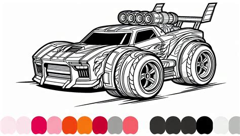 Colorazione Hot Wheels gratuito per chi ama la velocità