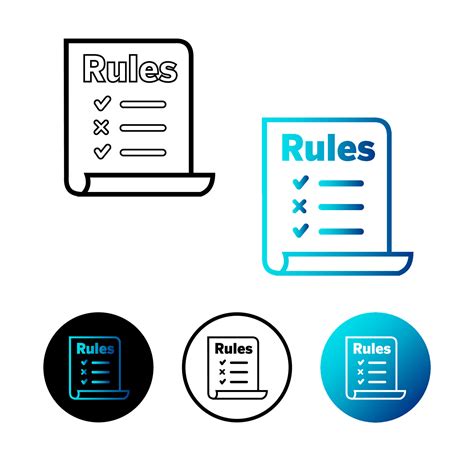 Rules Icon Vector Art, Icons, and Graphics for Free Download