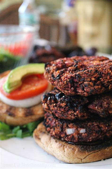 Gluten Free And Vegan Quinoa Beet Burger Chelsey Amer