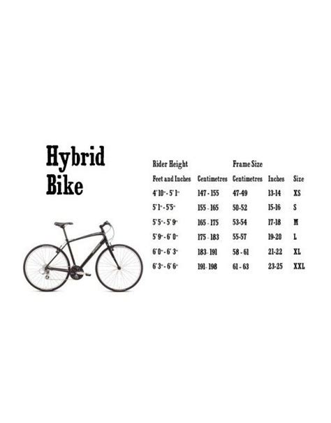 Trek Size Chart For Women