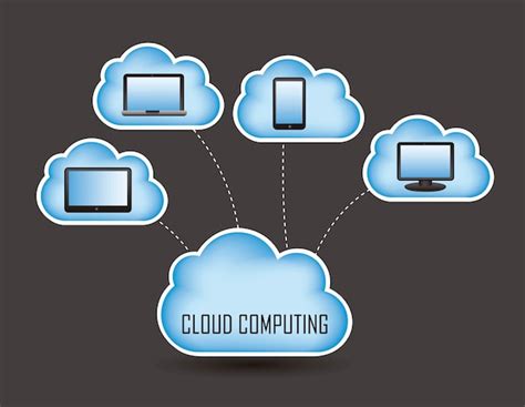 Premium Vector Cloud Computing Concept Design Vector Illustration