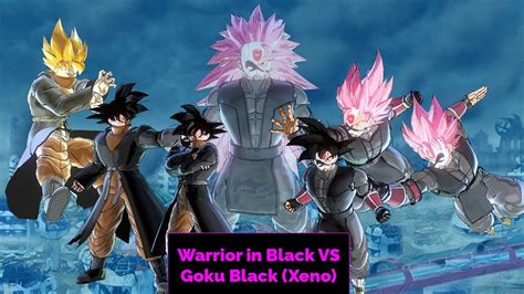 DBXV2 Modded Character Showcase Warrior In Black VS Goku Black Xeno