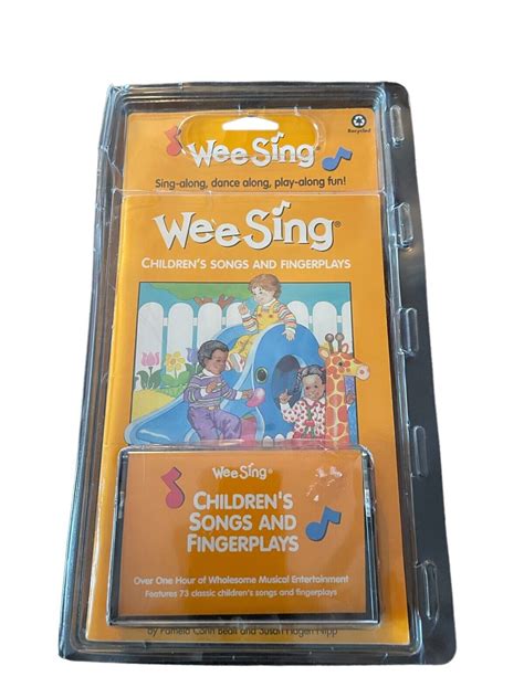 Wee Sing Childrens Songs And Fingerplays 1979 Cassette And Book New Ebay