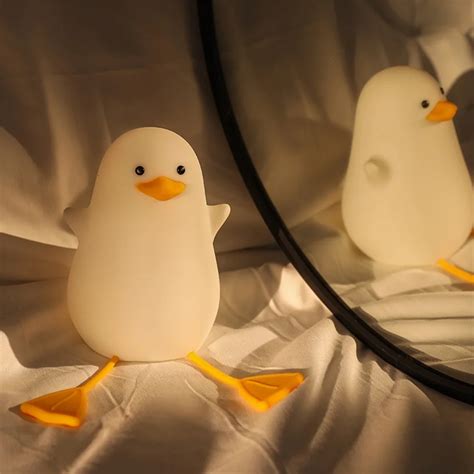 Lampe Canard Mignon Led En Forme Design De Dessin Anim Belle Veilleuse