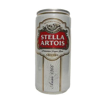 Cerveja Stella Artois Premium Lager Lata 269 ML Mega Box Atacadista