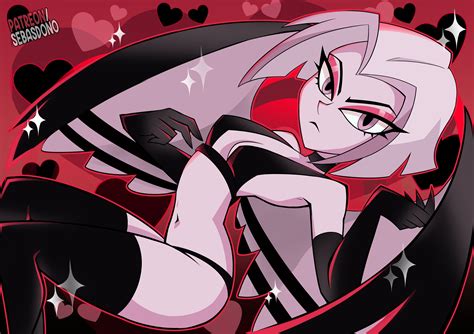lute (hazbin hotel) drawn by sebasdono | Danbooru