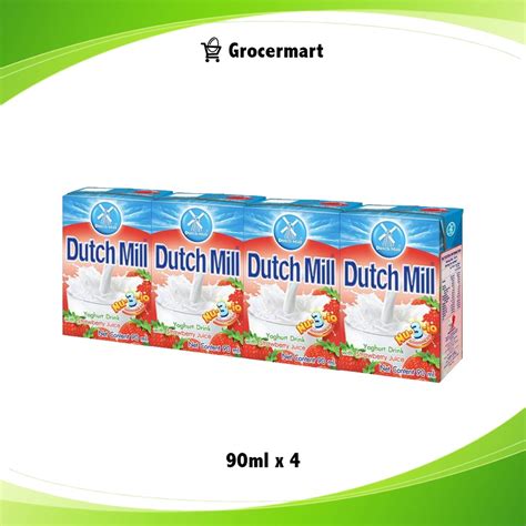 Dutch Mill Yoghurt Drink Juice 90ml X 4s Shopee Philippines