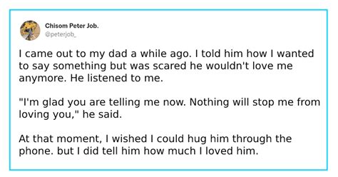 Nothing Will Stop Me From Loving You Dad Tells His Son After He Comes Out To Him As Gay
