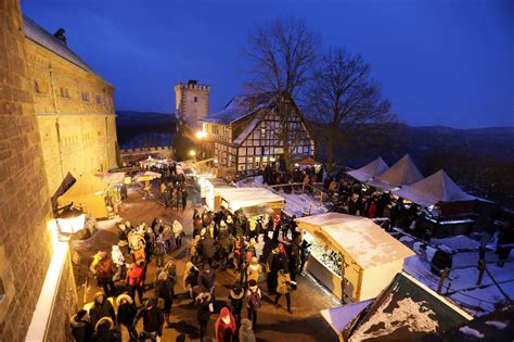 Historischer Weihnachtsmarkt Auf Der Wartburg Ferienhaus Lichtung