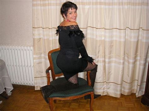 French Housewife Nathalie In Black Lingerie And Stockings Porn Pictures XXX Photos Sex Images