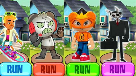 Subway Surfers VS Tag With Ryan VS CKN Toys Car Hero Run Gameplay