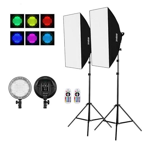 Buy Andoer RGB Softbox Lighting Kit 20x28in Studio Continuous