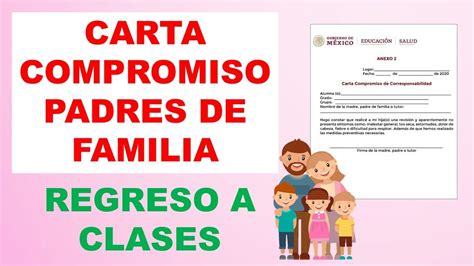 CARTA COMPROMISO DE CORRESPONSABILIDAD DE PADRES DE FAMILIA REGRESO A