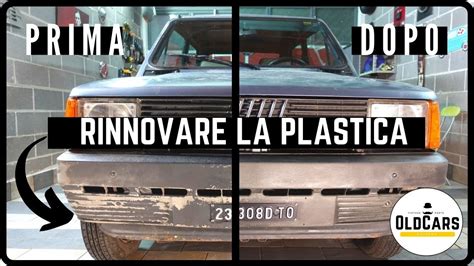 COME RINNOVARE LE PLASTICHE DEI PARAURTI PANDA 30 S YouTube