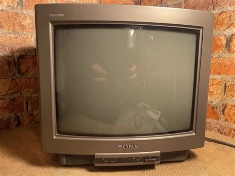 Vintage Sony Trinitron Kv M U Retro Gaming Crt Colour Tv Monitor