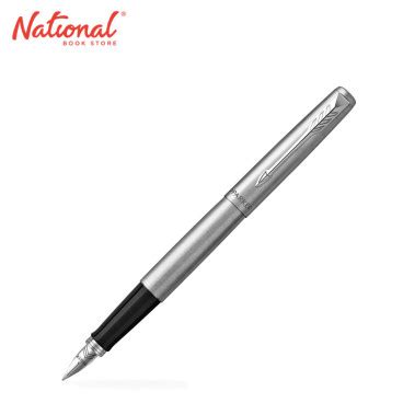 Parker Jotter Fountain Pen Fine Nib Stainless Steel Chrome Trim