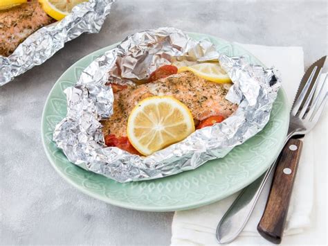 Vispakketje Met Zalm Van De Barbecue Verstegen Nl