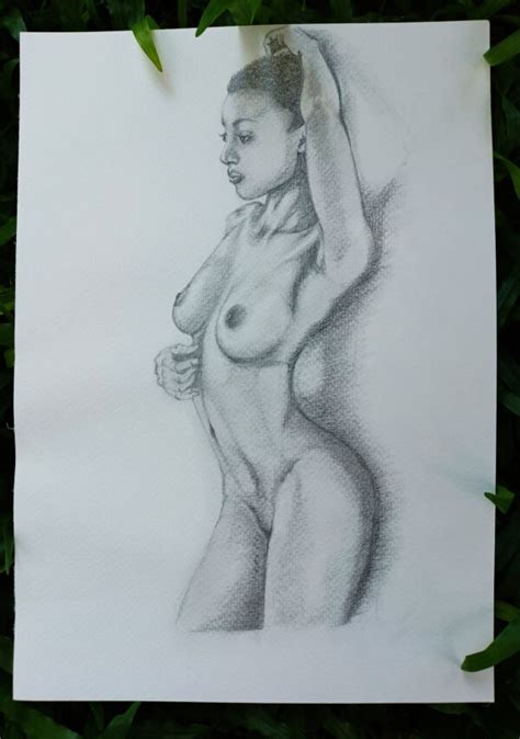 Nude Women Or Male Pencil Erotic Drawing Custom Pencil Portraits Personalized Drawing Art By