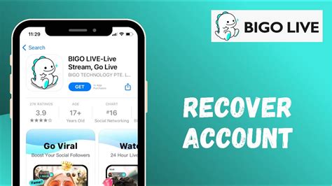 How To Recover Your Bigo Live Account Youtube