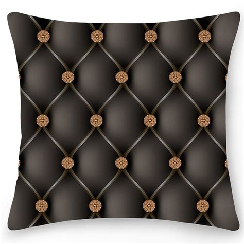 Cheap Double Side Crystal Print Geometric Polyester Pillowcase Home