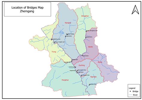 Infrastructure Map of Zhemgang Dzongkhag | Royal Government of Bhutan