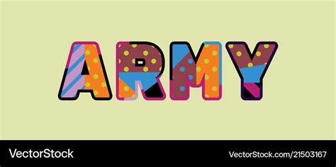 Army Concept Word Art Royalty Free Vector Image