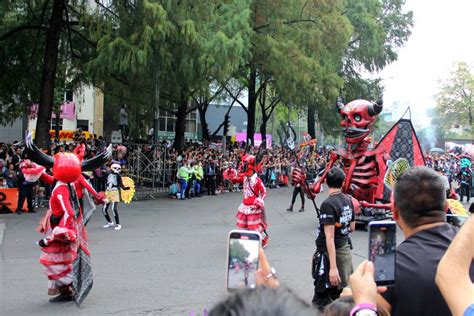 Ciudad De México México 29 2022 Dia Do Desfile Morto Para Celebrar a