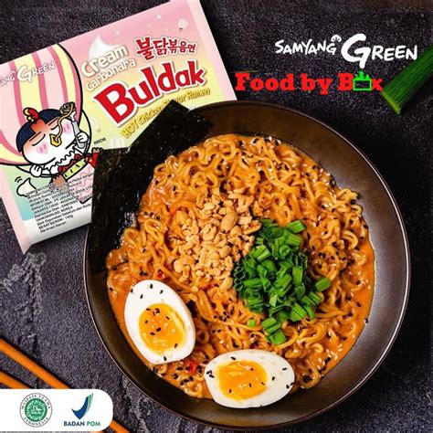 Samyang Buldak Ramen Hot Chicken Cream Carbonara Flavour 140gr 5 Pack Halal Etsy