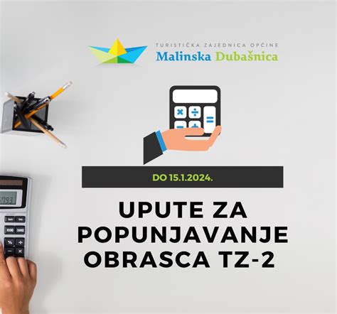 Upute Za Popunjavanje Tz Obrasca Tzo Malinska Duba Nica