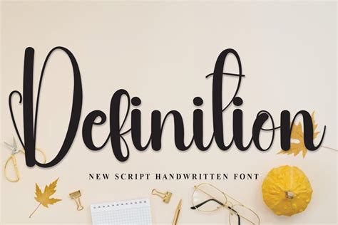 Definition Font By William Jhordy · Creative Fabrica