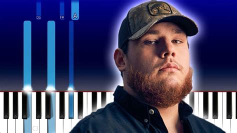 Luke Combs Even Though I M Leaving Piano Tutorial Youtube